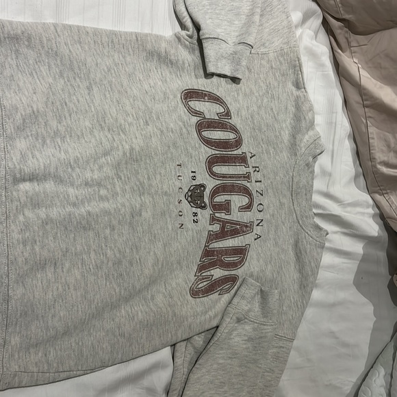 Light heather grey crewneck with Logo - Picture 2 of 5